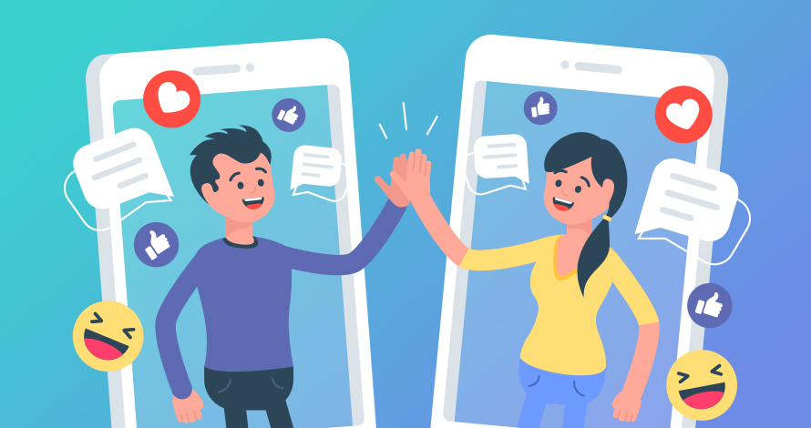 happy mobile app users