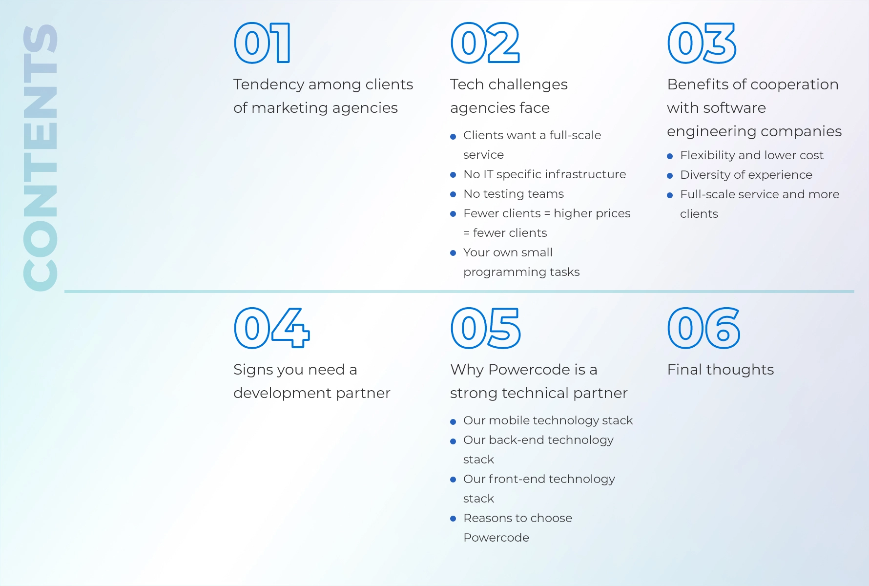 marketing partnership with software companies contents