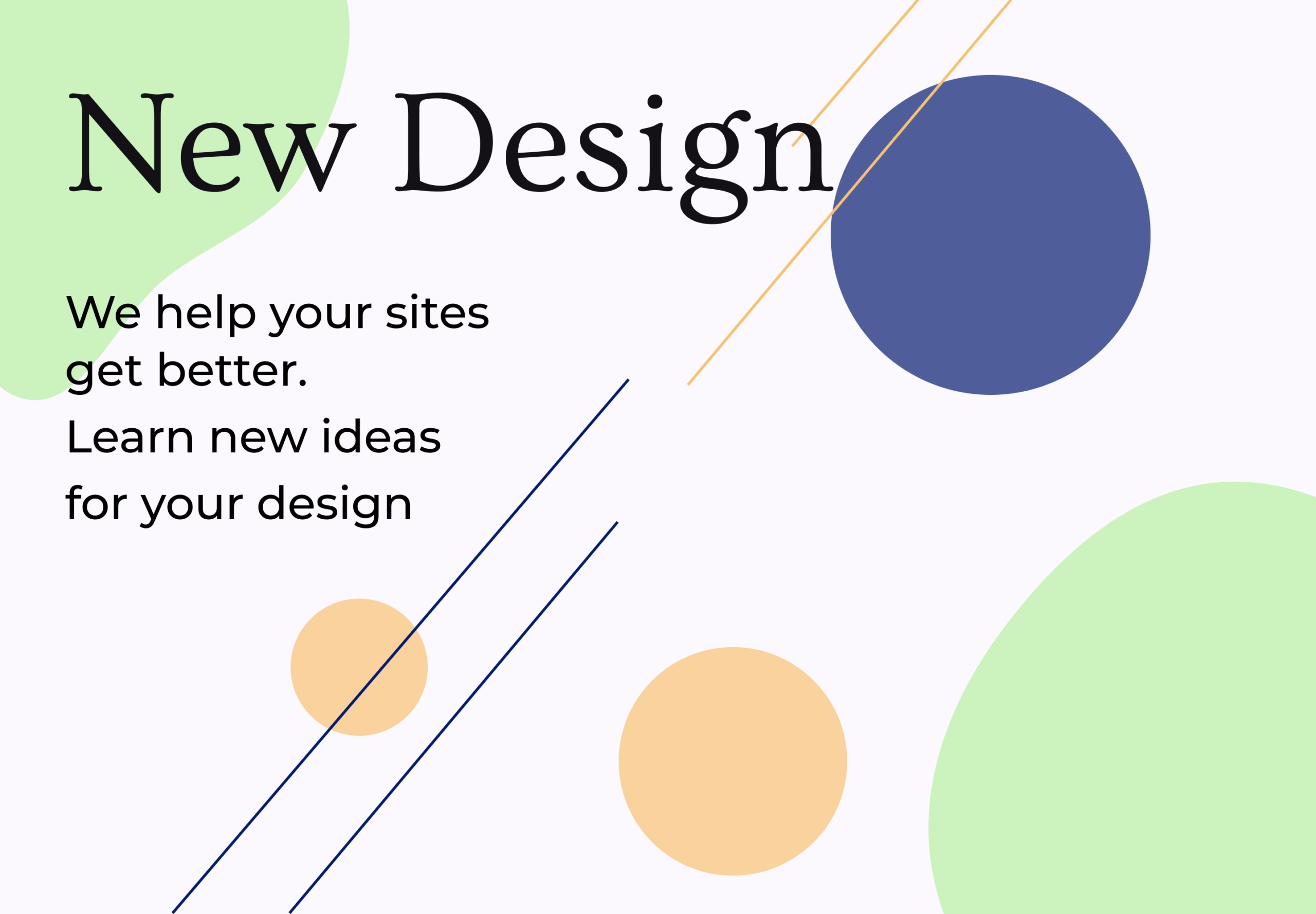 Colorful minimalism graphic design