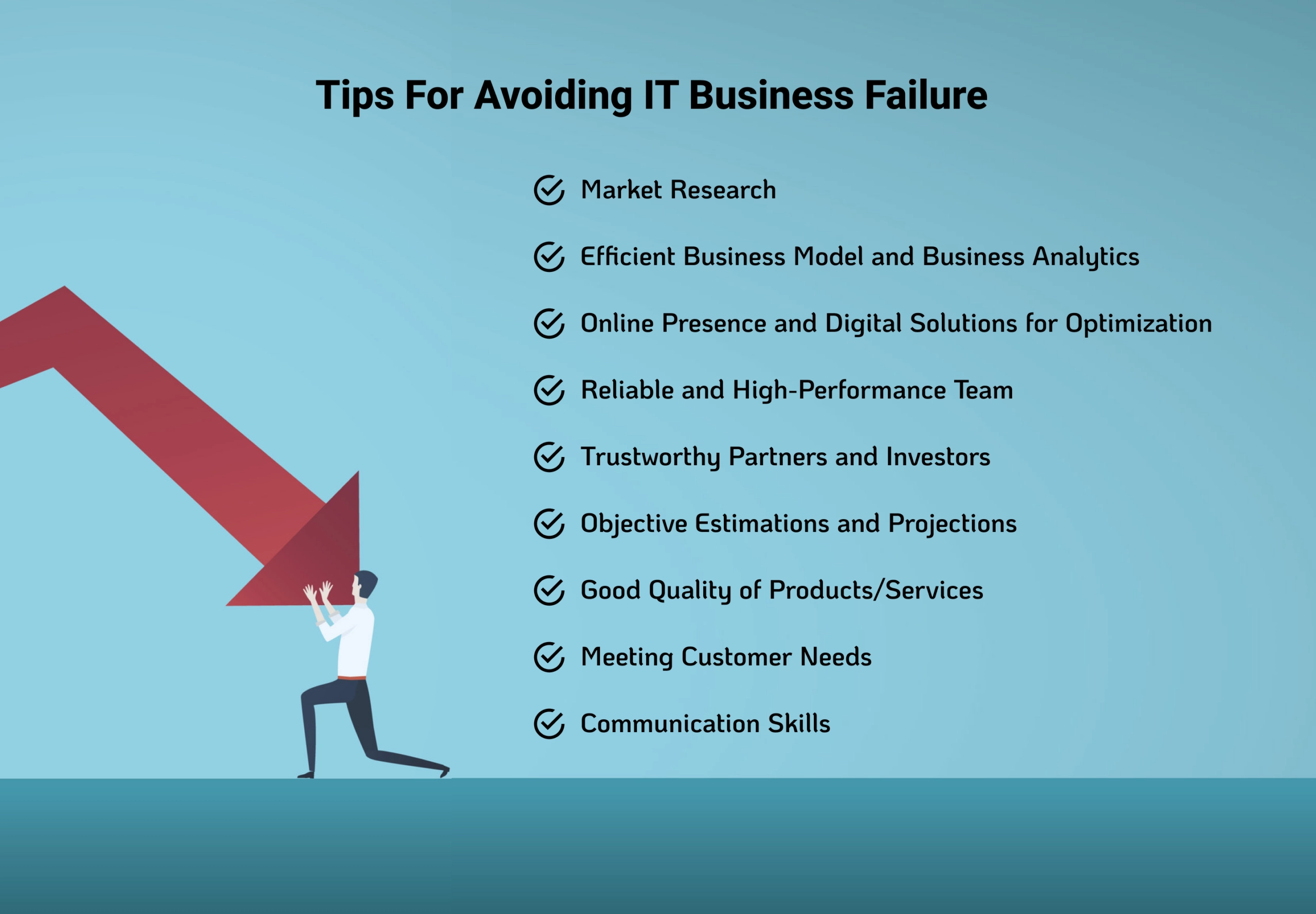 tips for avoiding failures in IT business