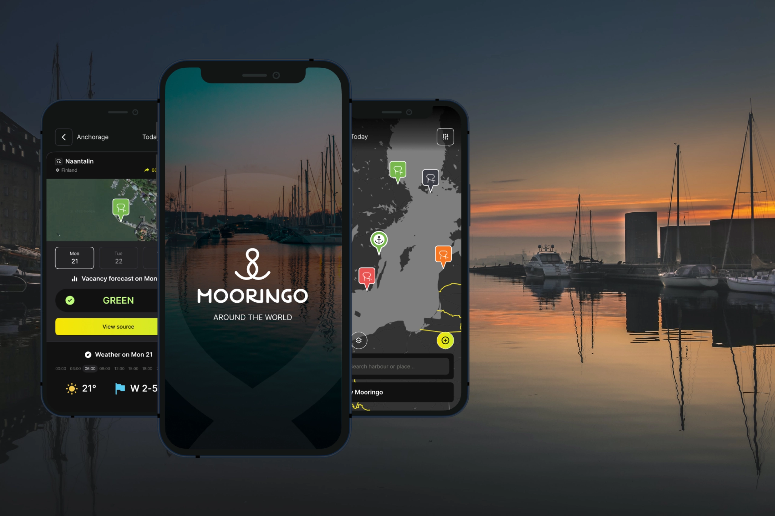 Mooringo app harbour