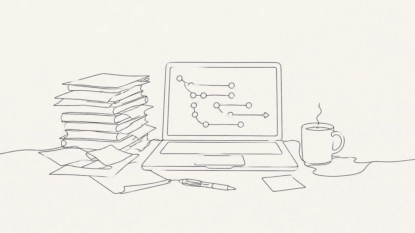 An engineering lead reviewing candidate profiles and delivery options at a desk