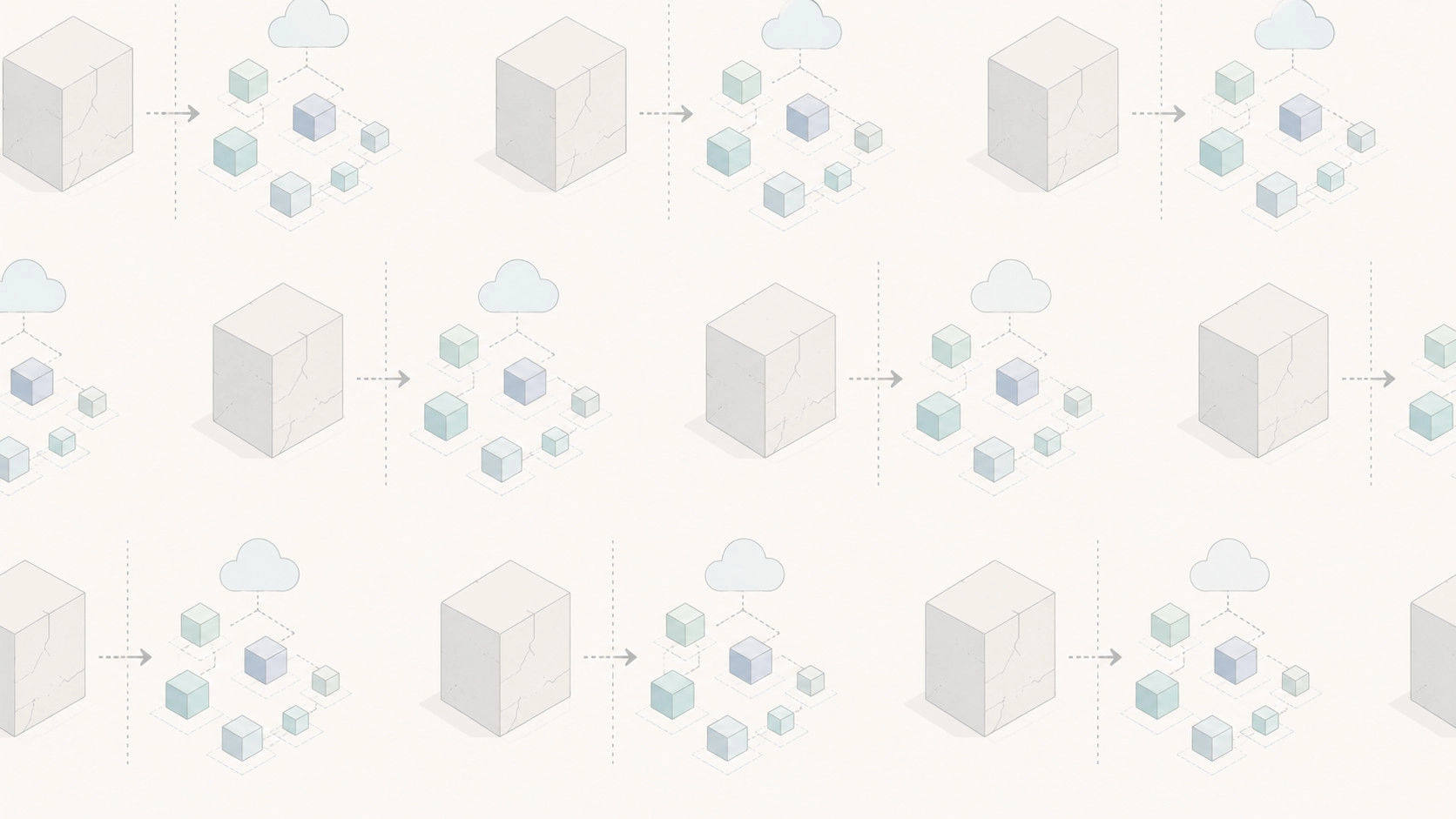 Legacy monolith replaced incrementally with modular services